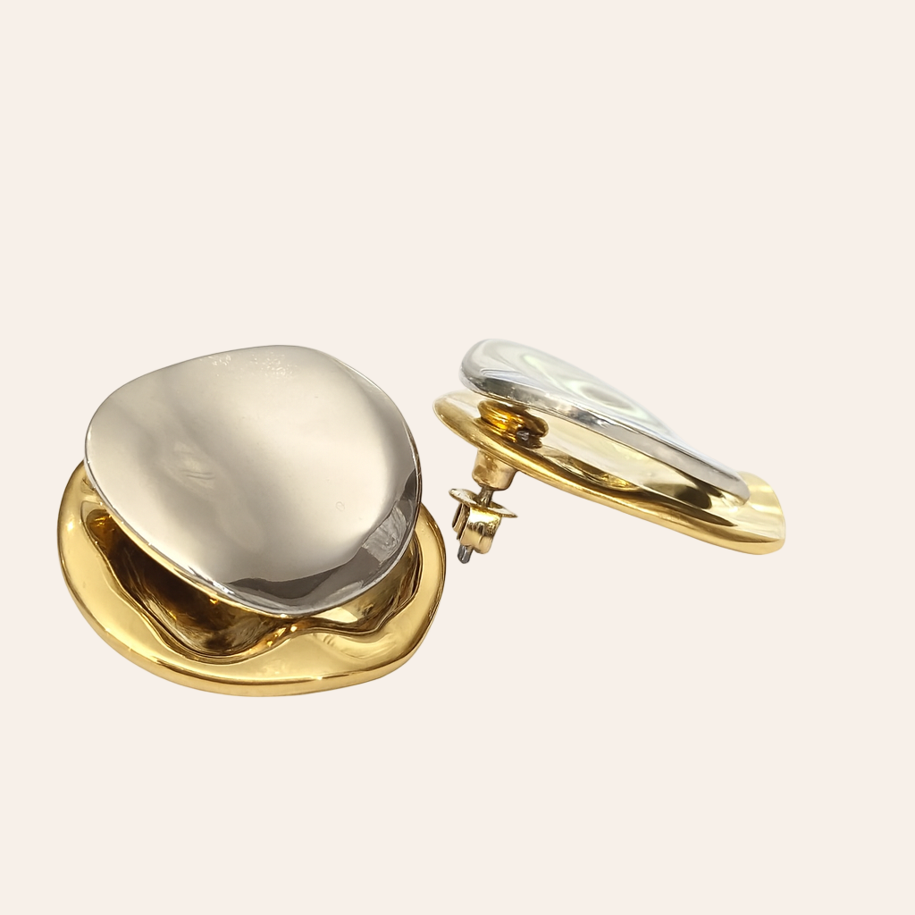 Caitlin Two Toned Earring